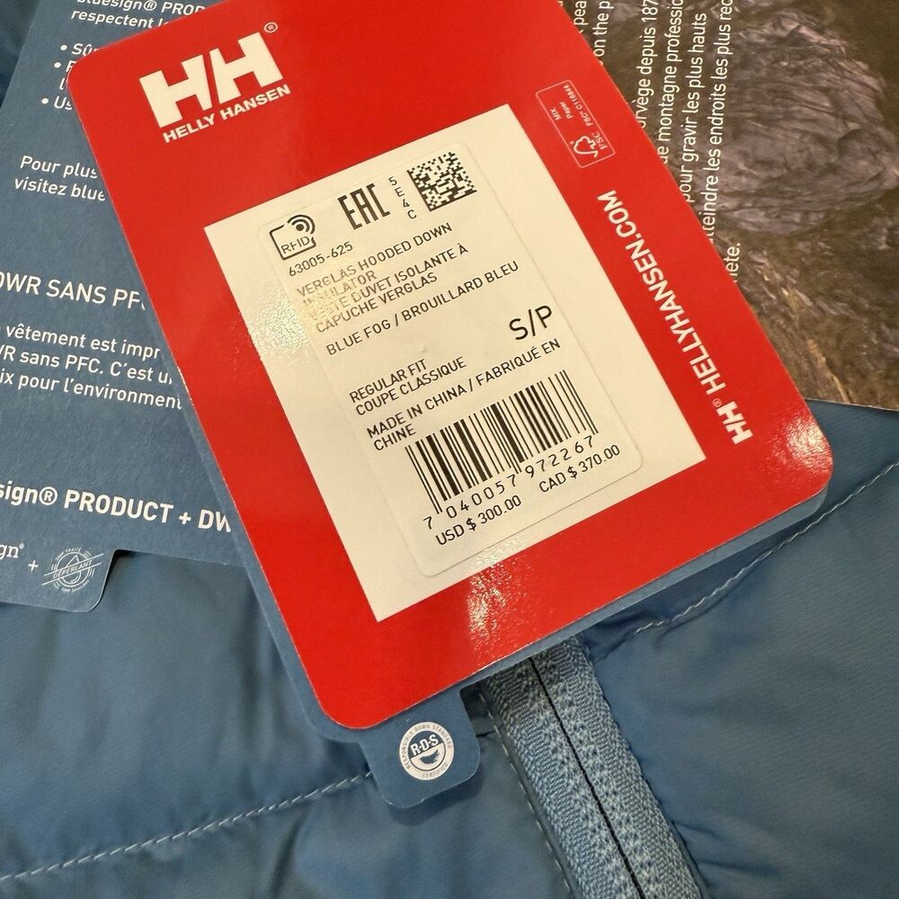Helly Hansen Blue Puffer Jacket NWT - image 4